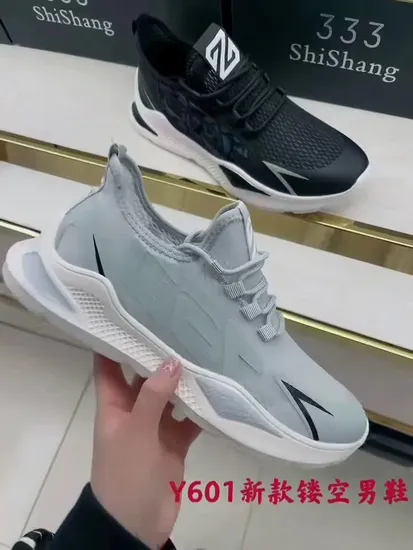 Bequeme Fly Knit Material Sneaker Damen Sportschuhe zum Laufen