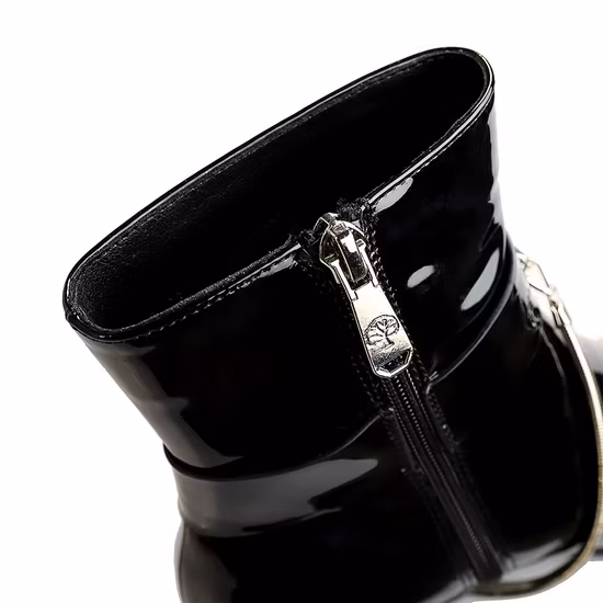 Damen-Leder-Kurzstiefel, stilvolle modische Damen-Übergrößen-Schuhe