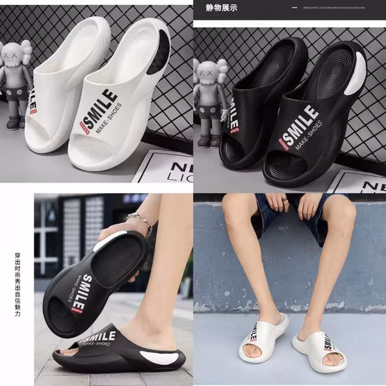 Hausschuhe für Zuhause, modisches Design, Sommer, individuell, EVA, nicht