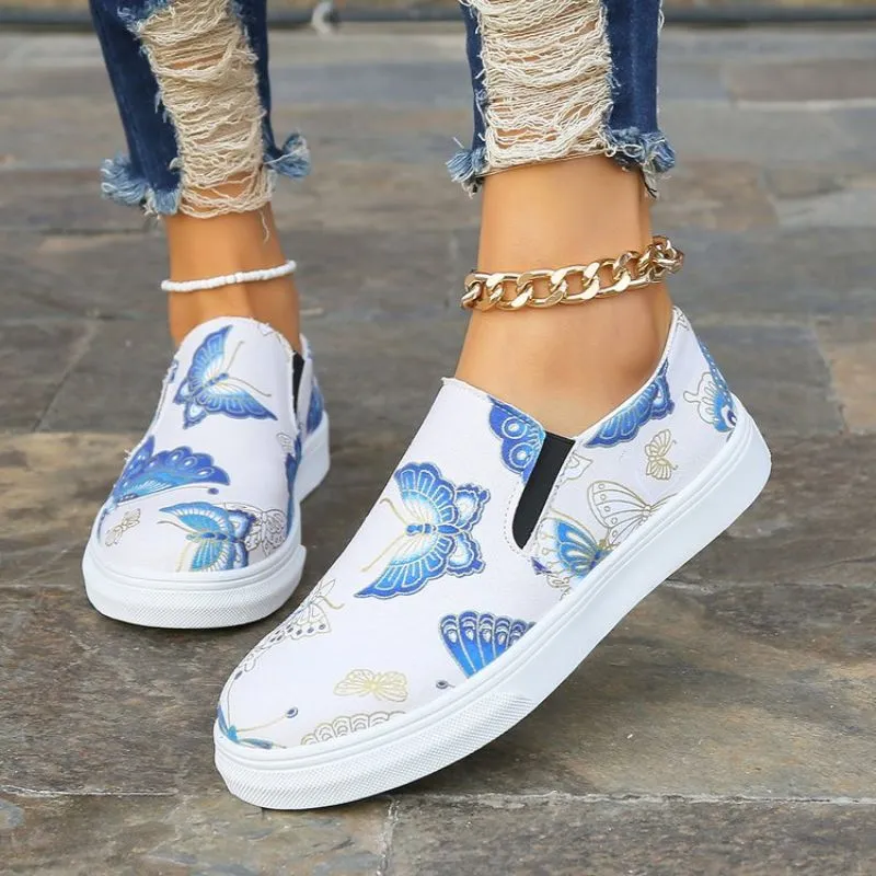 Elastische Mode-Turnschuhe, Plattform-Designer-Loafer, atmungsaktive Wanderschuhe für Damen