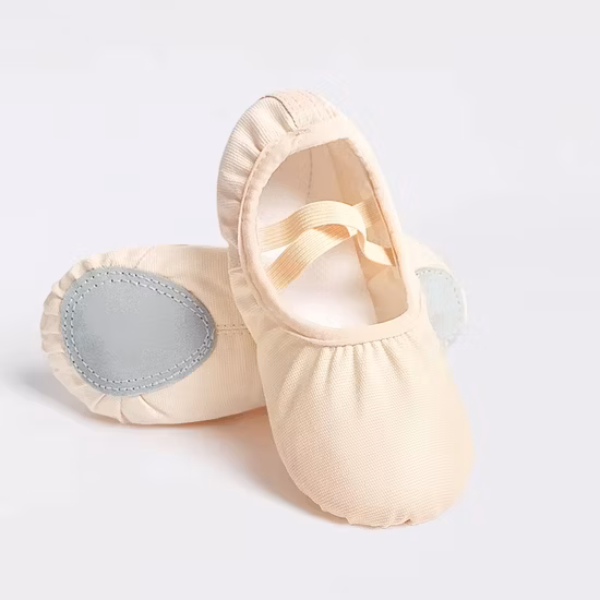 Frauen elastische Canvas Tanzschuhe Ballett